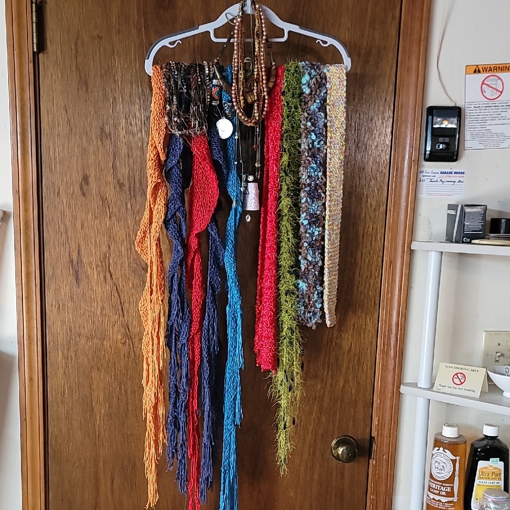 Colorful Handcrafted Scarves Collection 15 Pieces